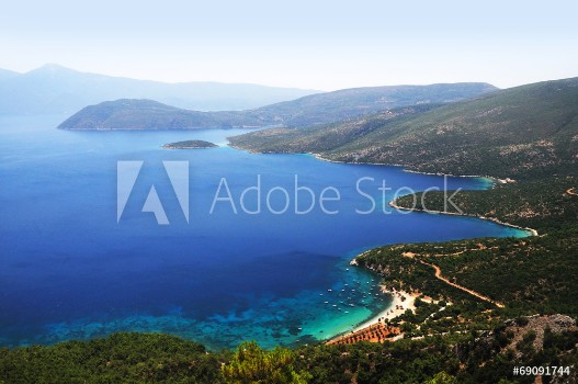 Bild på Coast of Samos island Greece